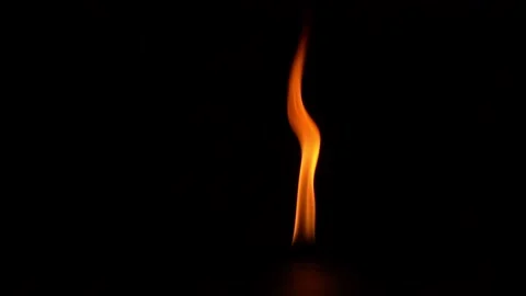 Burning power of the flame, Flames, and burning sparks close-up, fire pattern Vídeo Stock 213419337