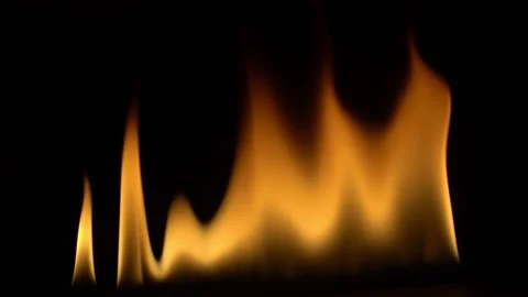 Burning power of the flame, Flames, and burning sparks close-up, fire pattern Vídeo Stock 213425523