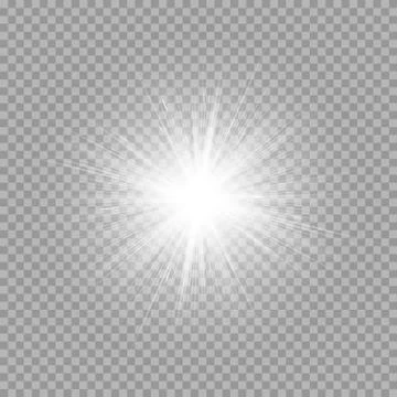 Burning rays of light Illustrazione stock