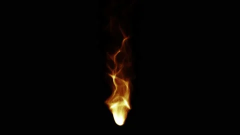 Burning realistic fire abstract animation. Video stock 231070326