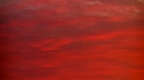 Burning red clouds (time lapse) Stock Footage 516228