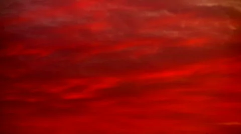 Burning red sunset (time lapse) Stock Footage 513237