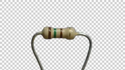 Burning Resistor Overload(Keyed) Stock Footage 42570247