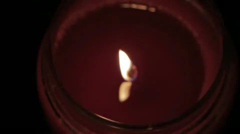 Burning scented candle 動画素材 18009726