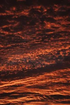 Burning sky, beautiful colour Stock Photos