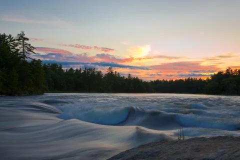 Burning sky Stock Photos