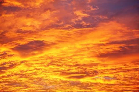 Burning sky Stock Photos