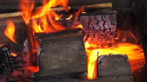 Burning some pallets Stock Footage 144972060
