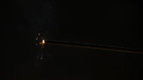 Burning sparcler Stock-Footage 124133994