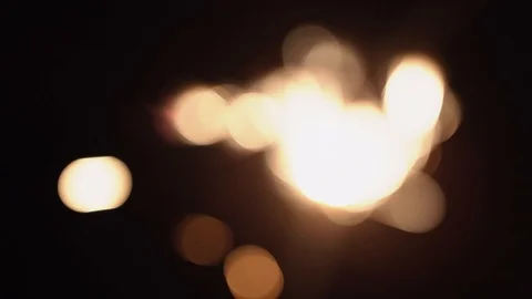 Burning Sparkler in the night Stock Footage 124023785
