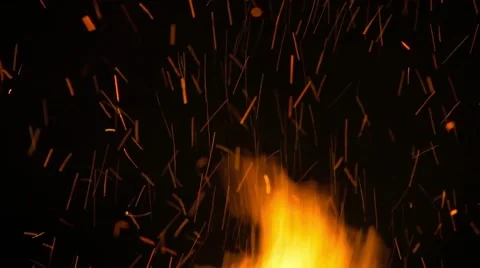 Burning sparks 스톡 동영상 64840565