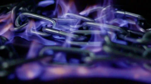 Burning Chain Stock Footage ~ Royalty Free Stock Videos | Pond5