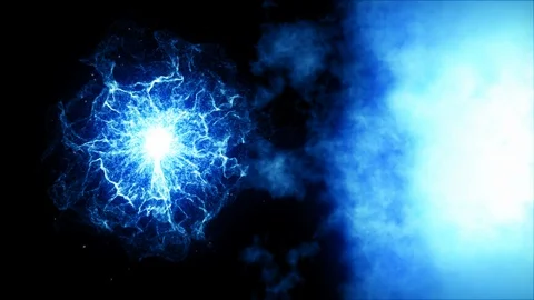 Burning Star With A Bright Flame In The Nebula Stock Footage 120831307