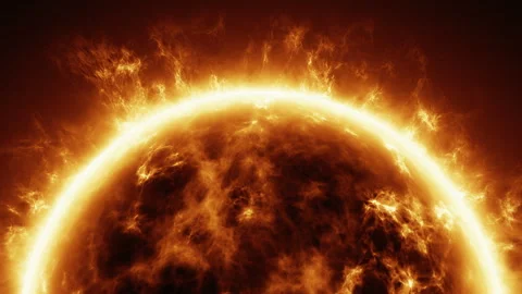 Burning Star Space Sun Video Видео 286098212