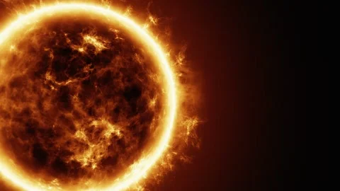 Burning Star Space Sun Video Видео 286158744