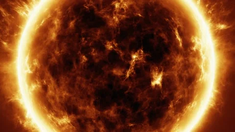 Burning Star Space Sun Video Видео 286234699