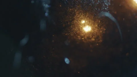 Burning Steel Wool To Create Active Intelligent Spark Implulses. Stock Footage 255130729
