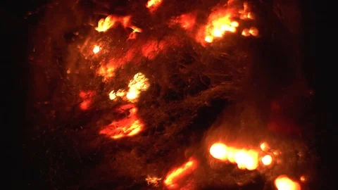 Burning Steel Wool Video stock 80717501