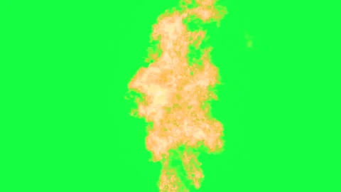 Burning Stream on Chromakey HD Pro Stock Footage 312168725