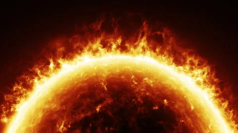Burning Sun Stock Footage 42888173