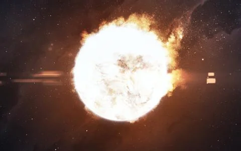 The burning Sun Stock Photos