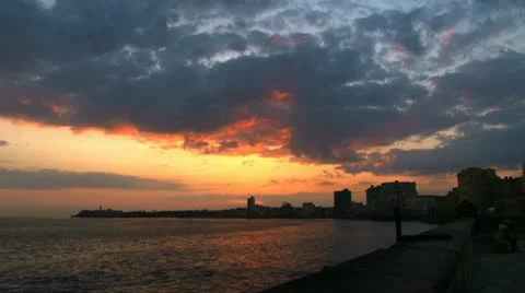 Burning Sunrise HD Stock-Footage 12303634