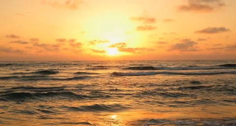 BURNING SUNSET 写真素材