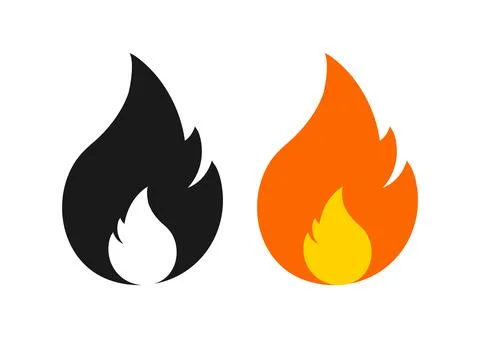 Burning Symbol Design Vector illustration Illustrazione stock