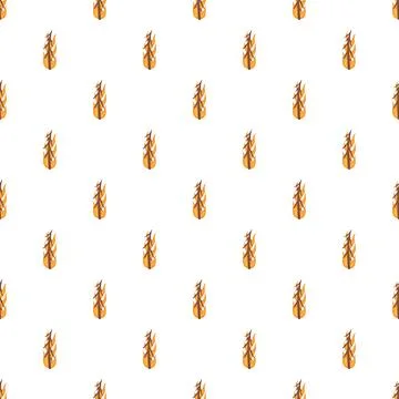 Burning tree pattern forming a seamless background Stock Illustration