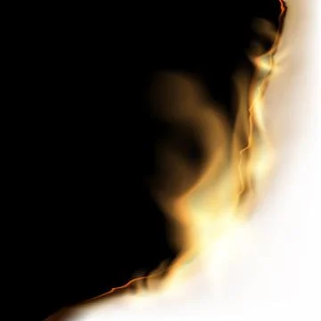 Burning white sheet Stockillustratie