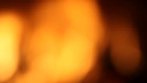 Burning Wood In The Fireplace Stock Footage 77377076