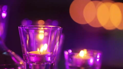 Burnings candles Stock-Footage 40656529
