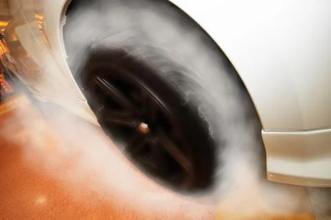 Burns rubber front wheel 스톡 일러스트