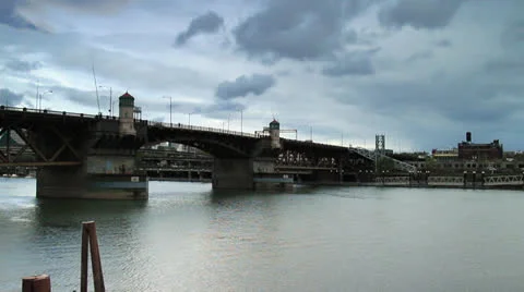 Burnside Bridge 스톡 동영상 24844801