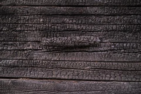 Burnt boards Stock Photos