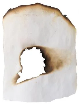 Burnt hole Stock Photos
