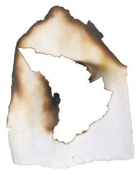 Burnt hole Stock Photos
