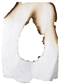 Burnt hole Stock Photos