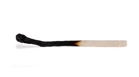 Burnt match Stock Photos