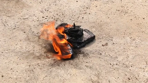 Burnt mobile phones Video stock 112045161