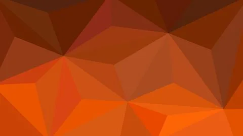 Burnt Orange Polygonal Abstract Background Stock Illustration