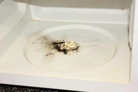 Burnt out microwave Stock Photos