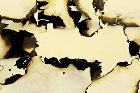 Burnt paper as the background Stock Photos