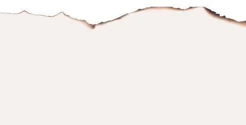 Burnt paper edges realistic vector illustration Stock Illustration