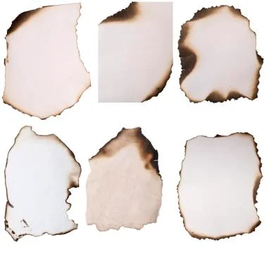 Burnt paper Stock Photos