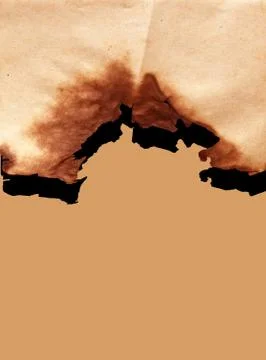 Burnt paper Stockfoto's