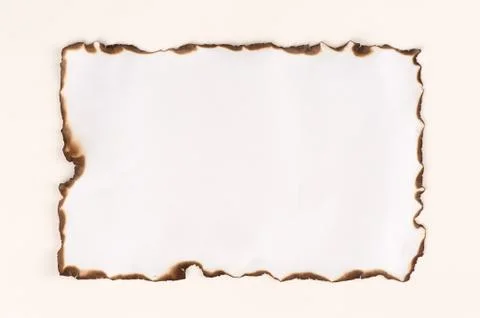 Burnt paper sheet Stock Photos