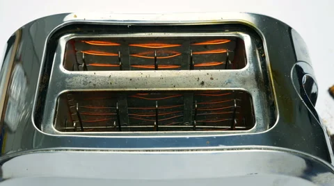 Burnt slices of toast Видео 64862077
