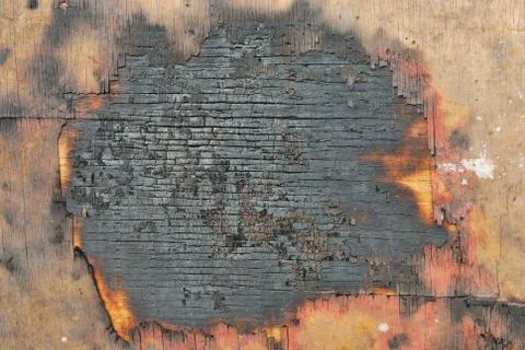 Burnt wood texture Stock Photos