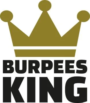Burpees king Stock Illustration